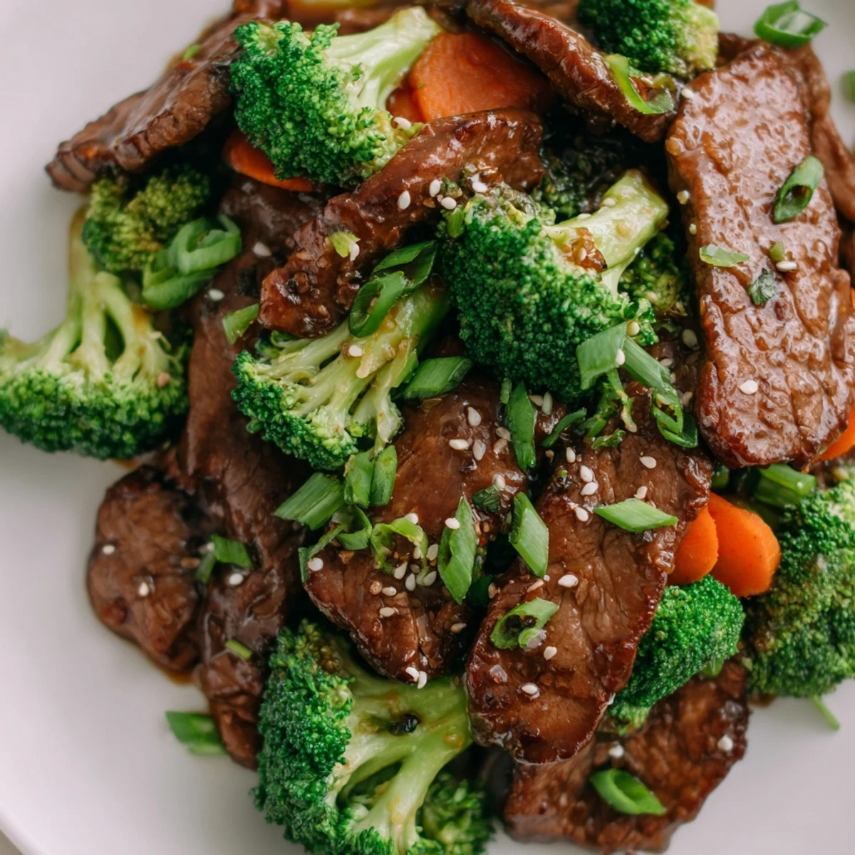 Tender sliced beef and crisp broccoli tossed in a rich garlic soy sauce for a classic Chinese-inspired weeknight dinner.
