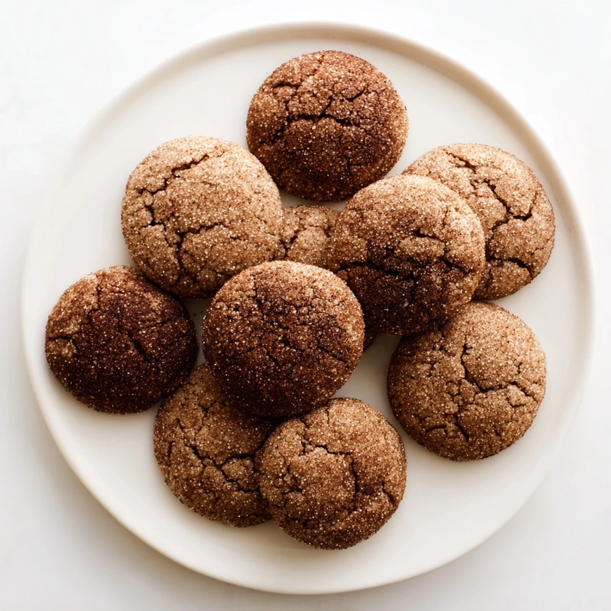A close-up view of a soft Chocolate Snickerdoodle cookie showing a rich cocoa crumb and a tall glass of cold milk.