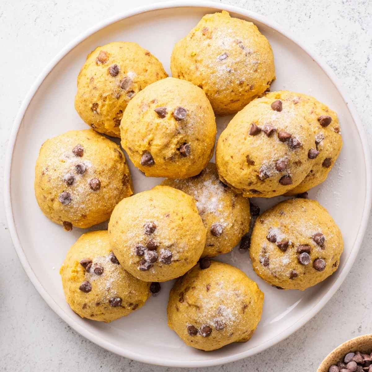 Golden soft pumpkin cookies with warm spices cooling on a wire rack