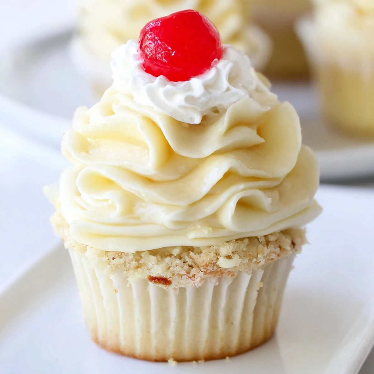 Banana Milkshake Cupcakes