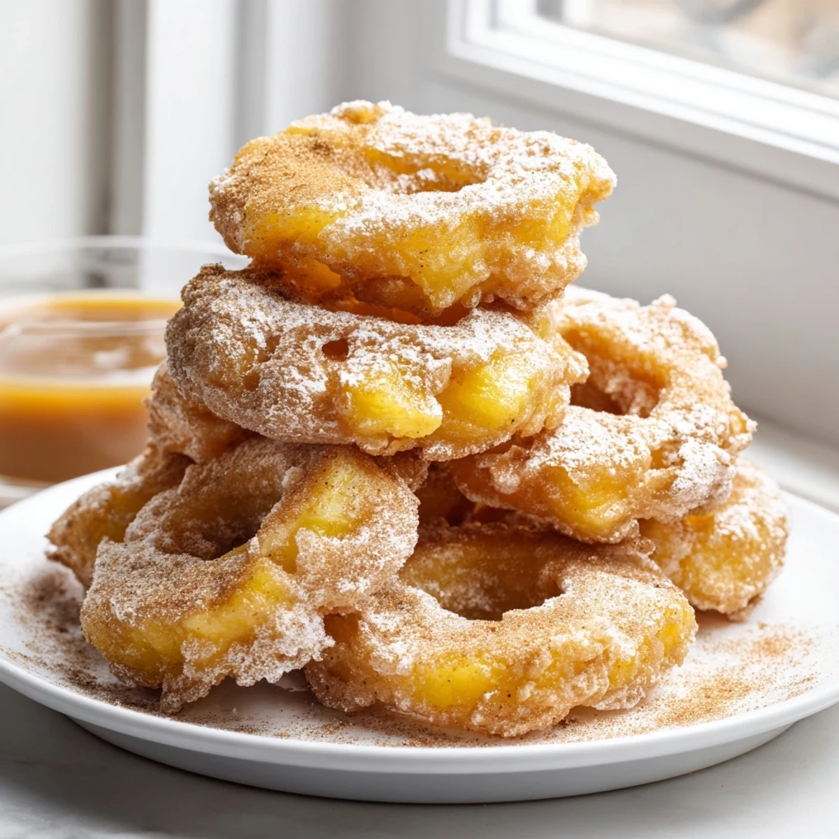 Fried Pineapple Rings