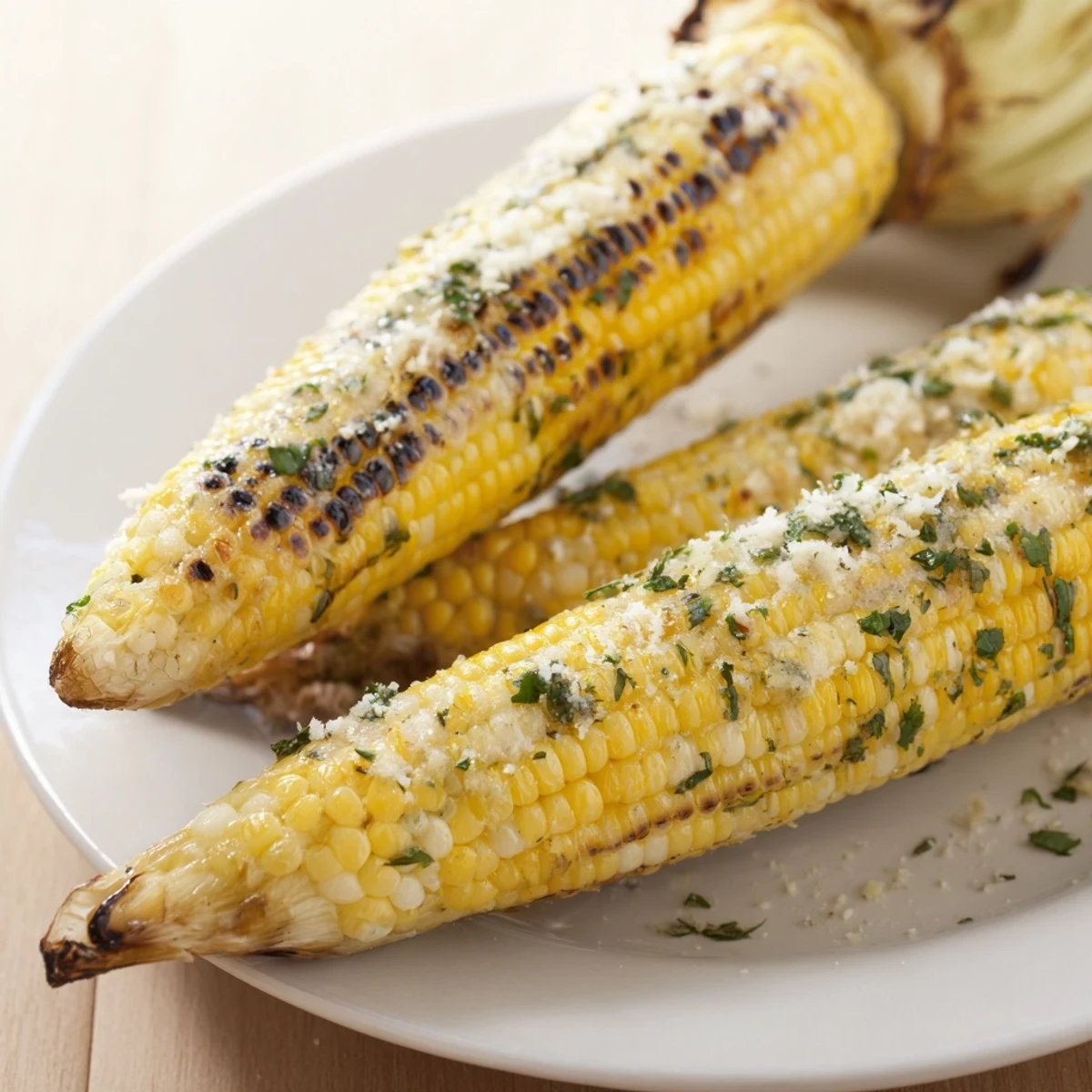 A picnic-ready buttery side: Garlic Parmesan corn on the cob.