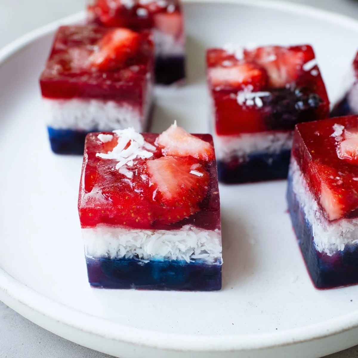 Sparkling picnic garnish: Red White And Blue Ice Cubes Recipe layered vividly