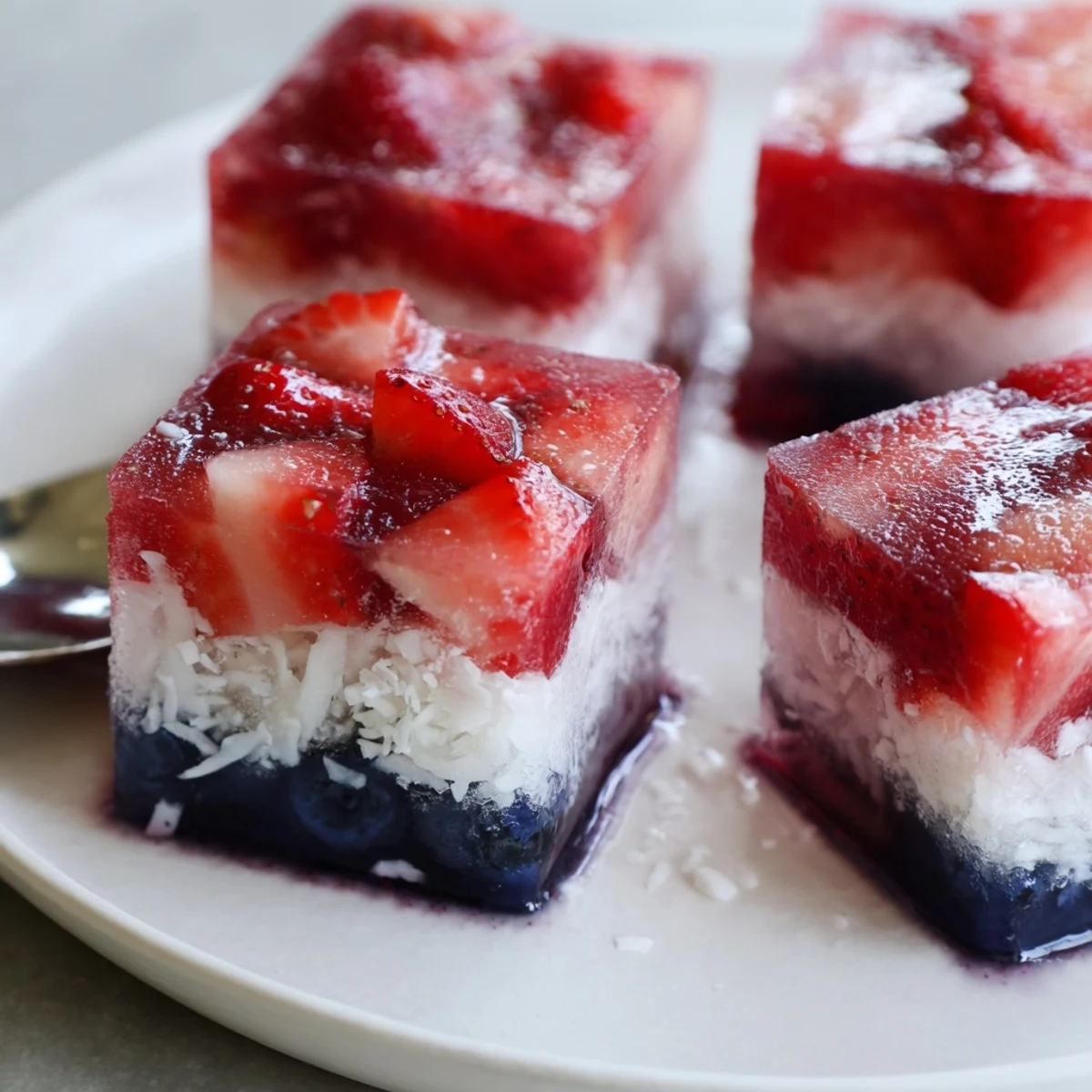 Red White And Blue Ice Cubes Recipe chilling lemonade, fruity layers glinting