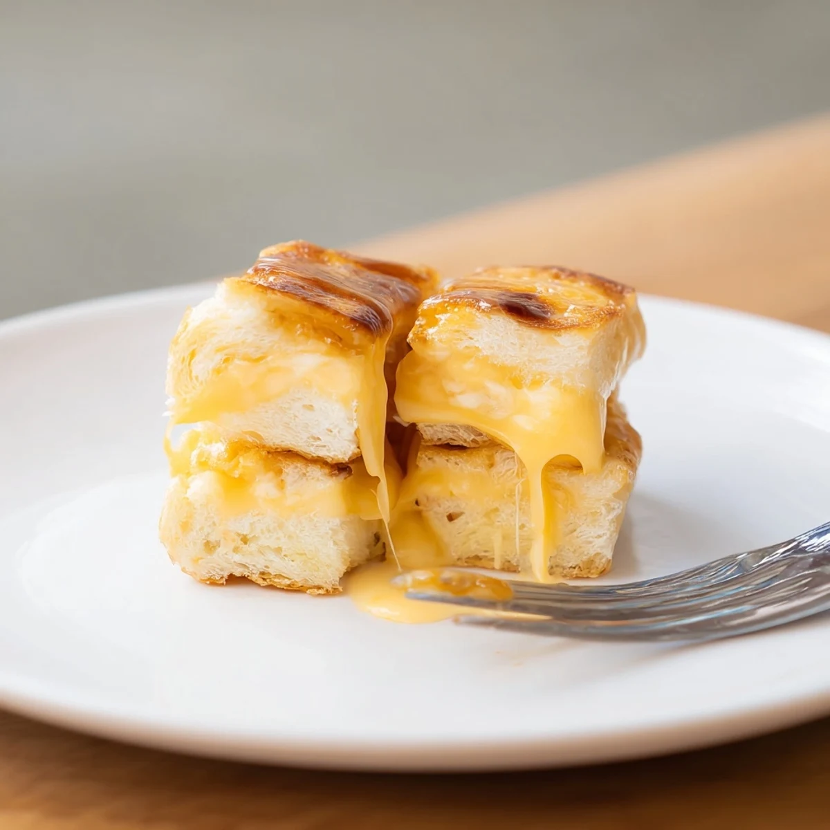 Golden Mini Grilled Cheese Hawaiian Rolls Recipe with gooey cheddar and crunchy crust.