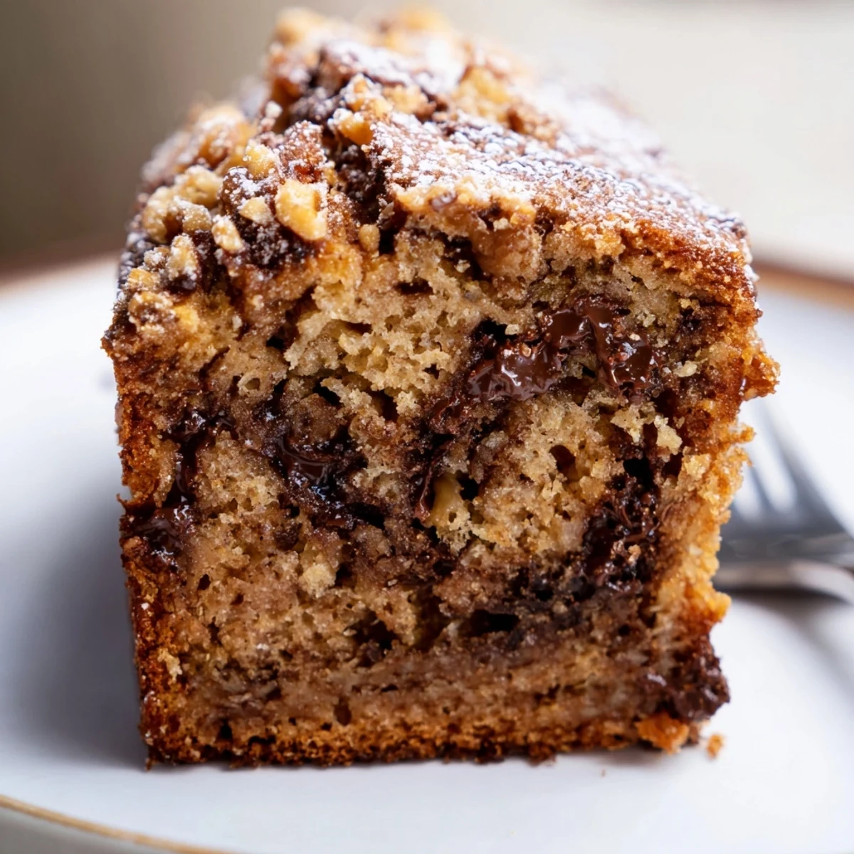 Fresh from the oven Banana Bread Cake Recipe cooling on wire rack, golden, moist.