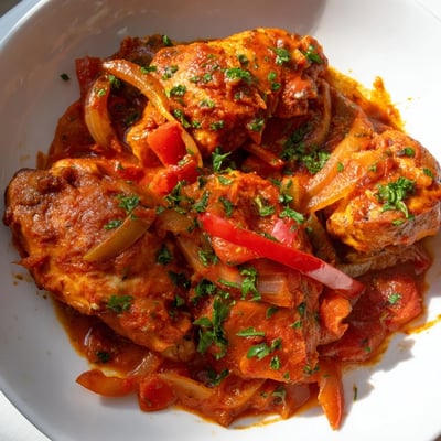Senegalese Chicken with Tomato Sauce