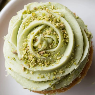Pistachio Cupcakes with Buttercream