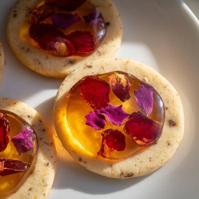 Earl Grey Stained Glass Cookies